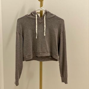 Cropped Hoodie Sweatshirt